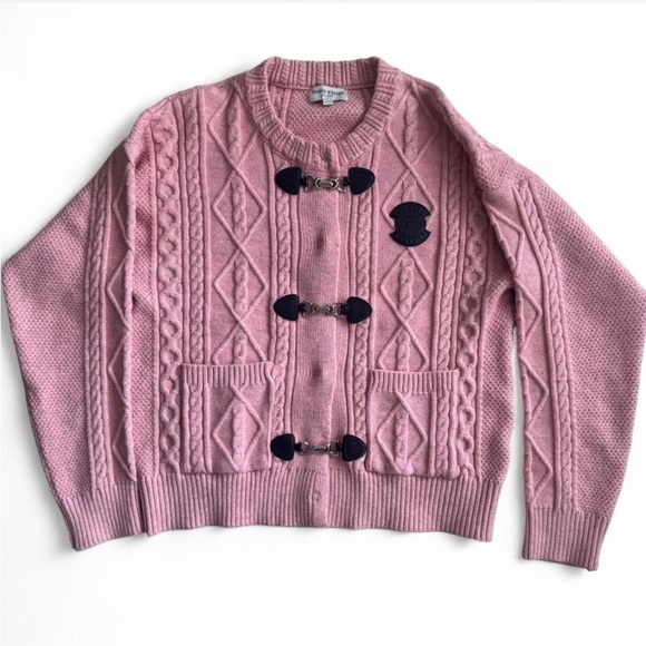 Teenie Weenie Pink Cable Knit Cardigan – (M/L) - Picture 1 of 4